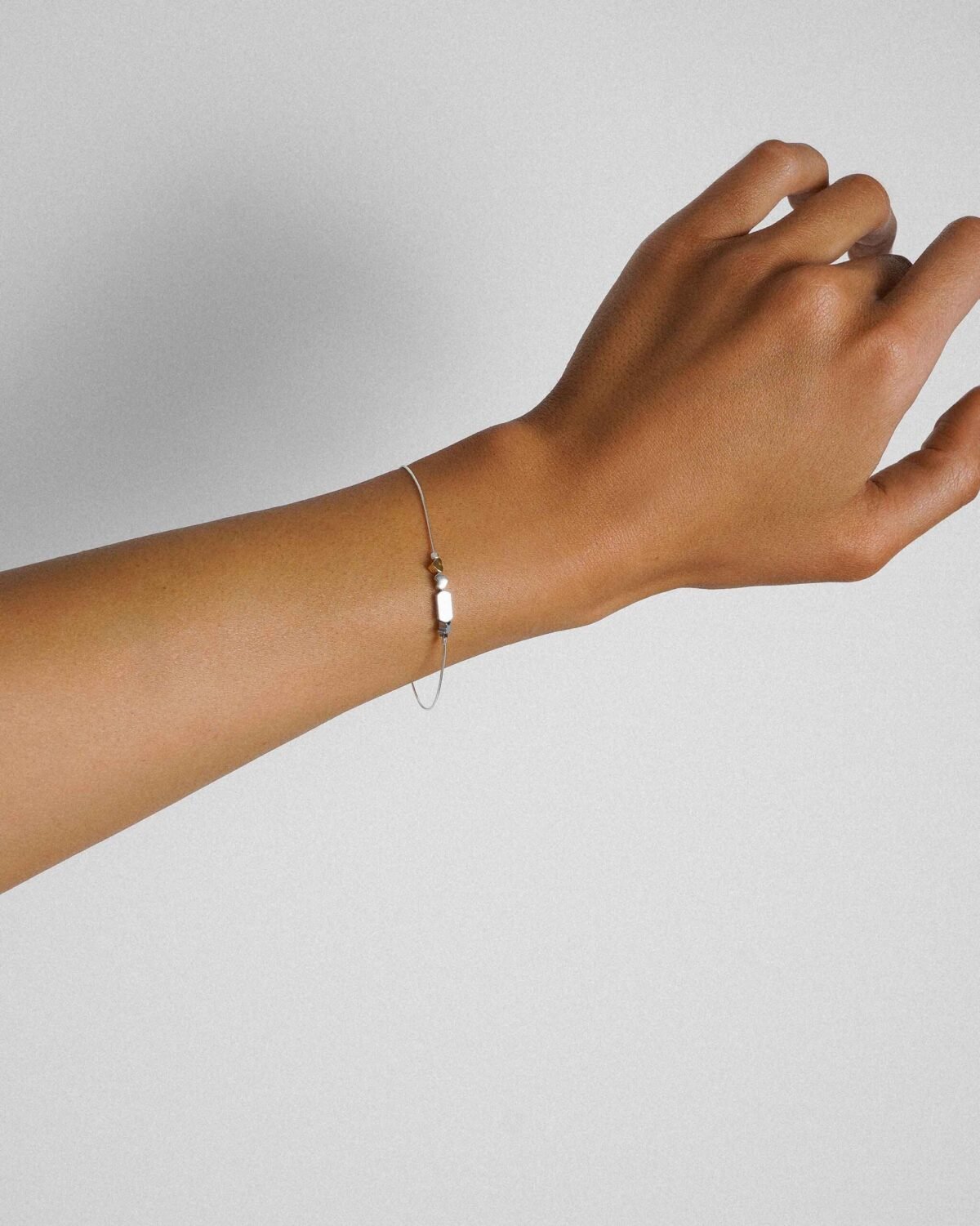 'Spark bracelet' minimalistinė 925 sidabrinė apyrankė