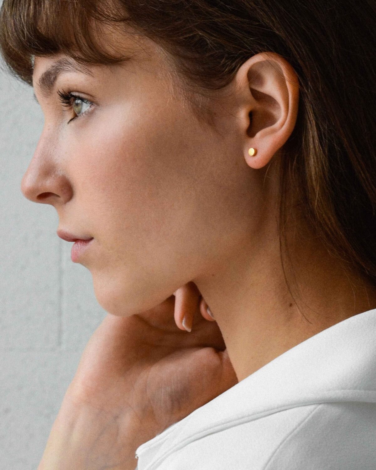 'sara' 14K paauksuoti 925 auskarai